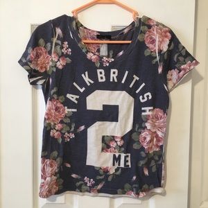 cute floral shirt